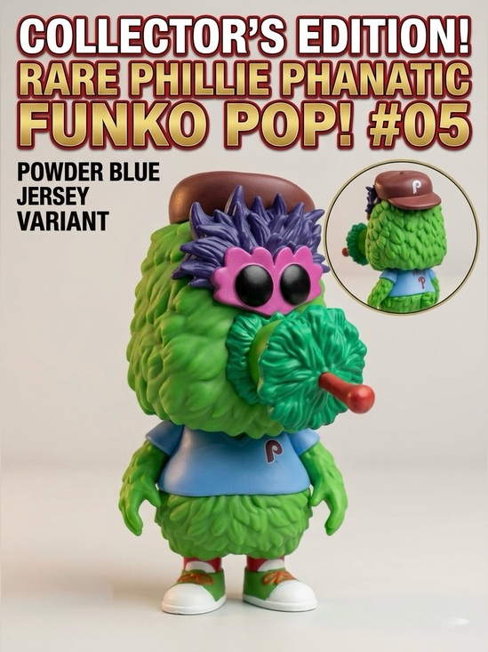 Funko Other - Funko Pop MLB Mascots Phillie Phanatic 05 Philadelphia Phillies Vaulted Loose